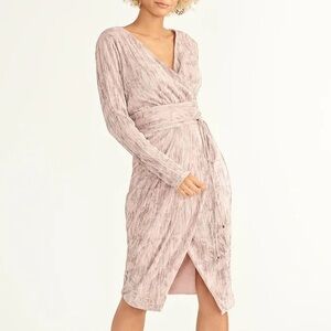 Rachel Roy Silvia Long Sleeve Mini Dress Pink